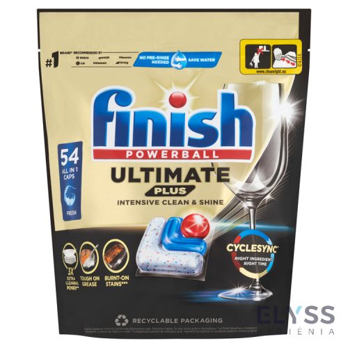 Finish Ultimate Plus All in 1 mosogatógép tabletta – 54 db, 658,8 g