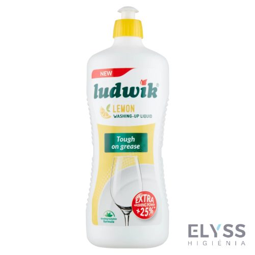 Ludwik citromos folyékony mosogatószer – 900 g, erős zsíroldó, kézkímélő hatással