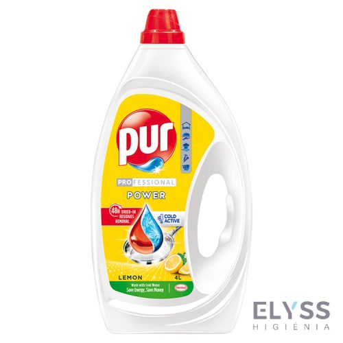 Pur Power Lemon kézi mosogatószer – 4 liter