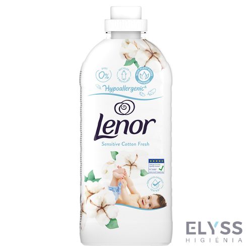 Lenor Sensitive Cotton Fresh textilöblítő – 1,2 liter (48 mosás)