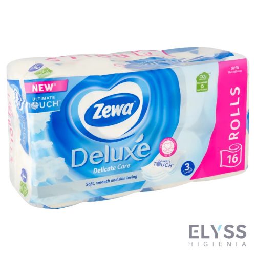 Zewa Deluxe Delicate Care toalettpapír 3 rétegű 16 tekercs - Illatmentes