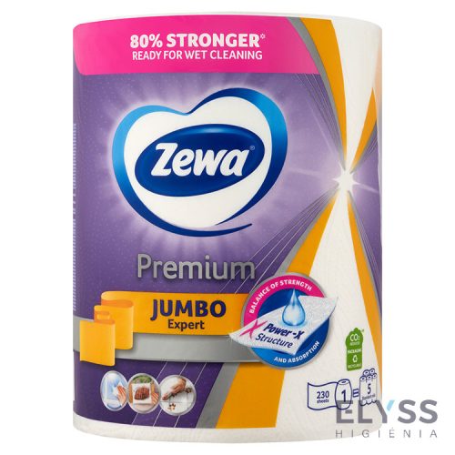 ZEWA Premium Jumbo tekercses kéztörlő 3 rétegű 1 tekercses 230 lap