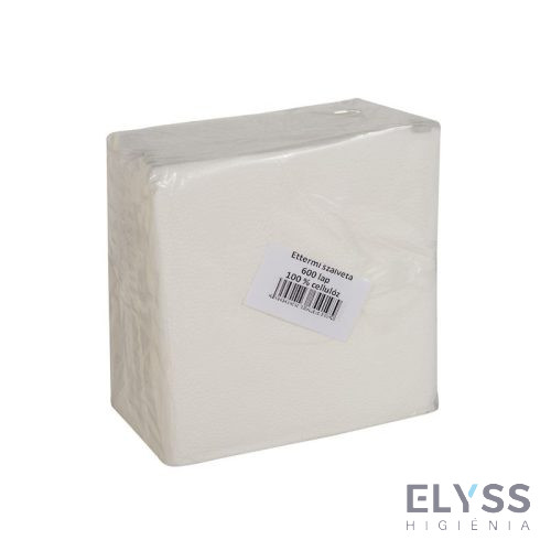 Éttermi szalvéta – 100% cellulóz, 600 lap/csomag, 32 csomag/karton