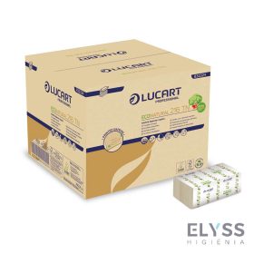   Lucart EcoNatural 216TN Think Natural hajtogatott szalvéta – 2 rétegű, natúr, 16,4x24 cm, 150 lap/csomag, 40 csomag/karton