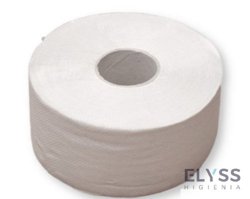 Ipari toalettpapír – 2 rétegű, 200 m-es, 100% cellulóz, 23 cm átmérő, 6 db/karton