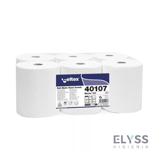 Celtex Master 120 tekercses kéztörlő cellulóz 2 réteg, 120m, 6 tekercs/zsugor