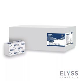   Classeur V Extra hajtogatott kéztörlő – 2 rétegű, 100% cellulóz, fehér (3000 lap/karton)