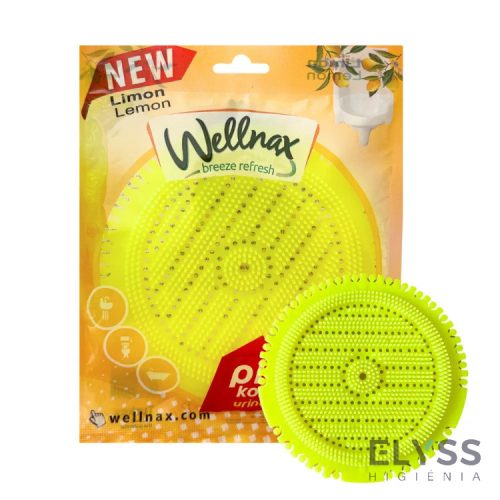 Wellnax Piszoár Illatosító Rács – Citrom illatú, 50g