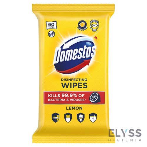 Domestos higiénikus fertőtlenítő kendő Lemon 60db