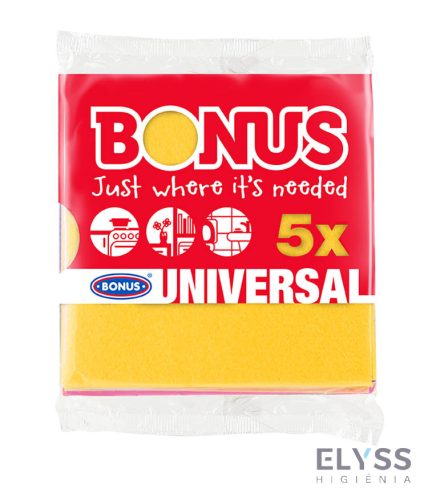 BONUS általános törlőkendő – 5 db, többféle színben