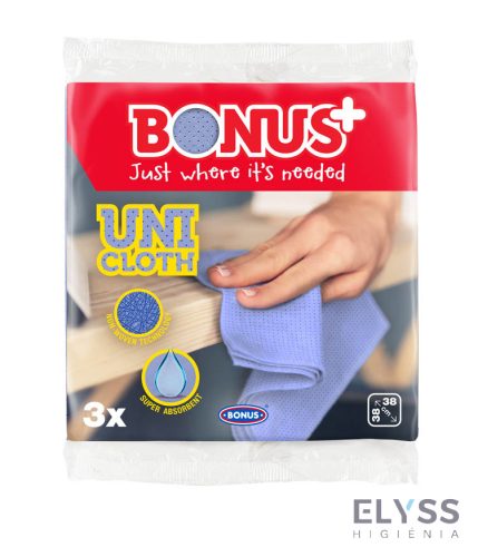 Bonus UNI Perforált Törlőkendő – 3 db-os univerzális tisztítókendő