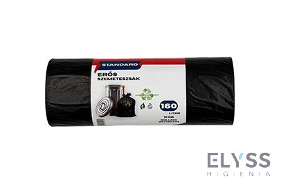 Szemeteszsák – 80x120 cm, 160L, 10 db / tekercs, Standard Erős