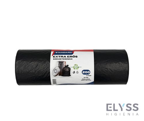 Szemeteszsák – 100x130 cm, 200L, 10 db / tekercs, Extra Erős