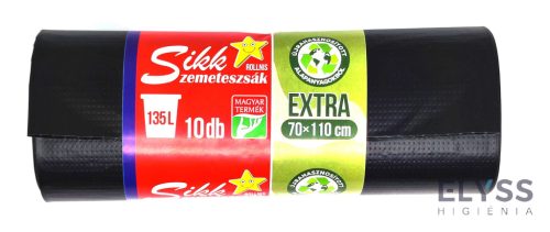 SIKK - Szemeteszsák 70X110 135L 10DB-OS ERŐS 