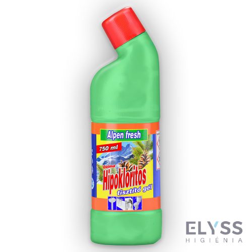 Dalma hipokloritos tisztító gél 750ml – alpen fresh