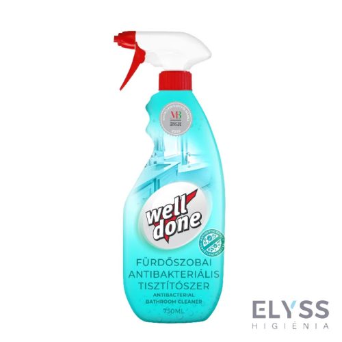 Well Done fürdőszobai tisztító – 750 ml (fertőtlenítő hatás)