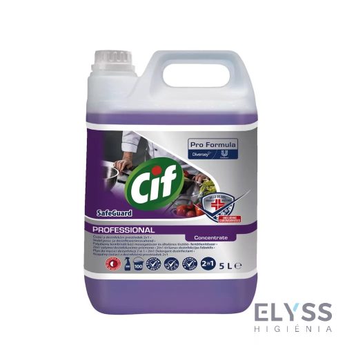 Cif Pro Formula SafeGuard kézi mosogatószer és fertőtlenítő – 5 liter