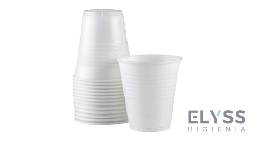 Műanyag Pohár – 100 ml, Fehér, PP, 100 db-os Csomag